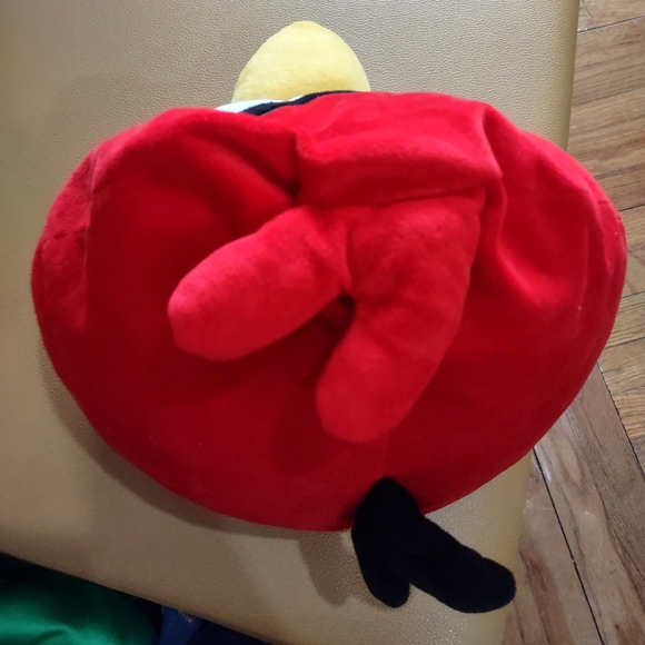 ✓Angry Birds Red Bird Plush Squishy Stuffed Animal Toy 13" Throw Pillow Doll - Picture 5 of 10